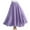 Purple, variant on Lovskoo Women's Plus Size Linen Skirt Casual Ankle Length High Waist Pleated A-Line Flowy Long Maxi Skirt with Pockets Olive Green Free Size