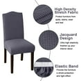 thumbnail image 7 of Amerteer 2 Pack Dining Room Chair Covers Stretch Dining Chair Slipcover Parsons Chair Covers Chair Furniture Protector Covers Removable Washable Chair Cover for Dining Room, Hotel, Ceremony, 7 of 7
