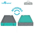 thumbnail image 5 of Paw Inspired Critter Box Guinea Pig Cage Liner, Washable Reversible Fleece Bedding with Raised Walls, Leakproof Waterproof Bottom (Midwest, Gray/Green), 5 of 8