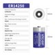 thumbnail image 2 of Batería ViCep ER14250 3.6V 1200mAh Paquete de 6 Li-SOCL2, 2 of 8