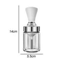 thumbnail image 2 of Oil Dispenser Bottle with Barbecue Brush - Oil Storage and Dispenser Container and Silicone Basting Brush for Kitchen BBQ Grilling Baking and Cooking, 2 of 6