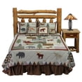 thumbnail image 3 of Patch Magic  Mountain Whispers - Twin Quilt - White, 3 of 6