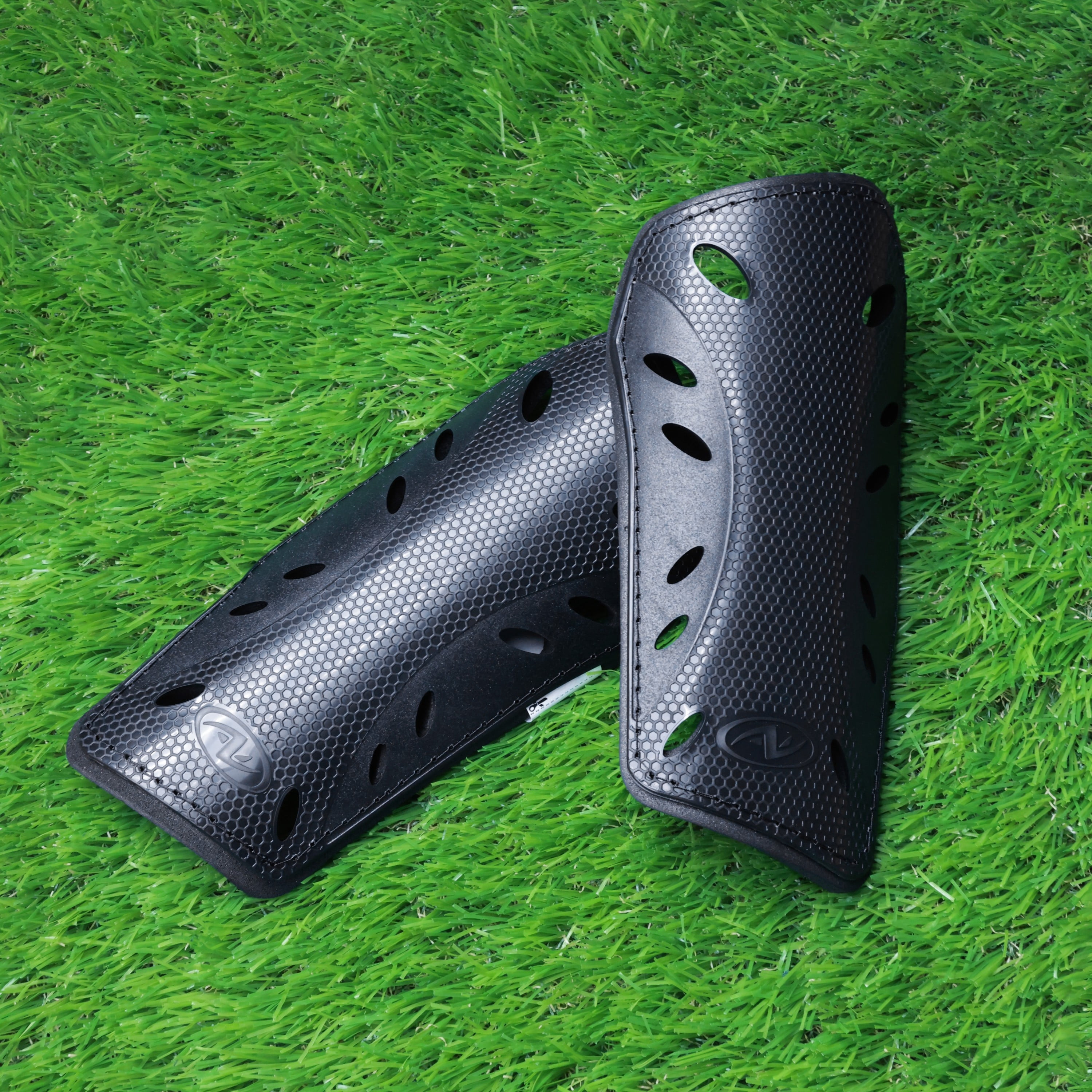 Athletic Works Soccer Shin Guard with Sleeve, Large
