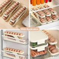 thumbnail image 4 of Refrigerator Egg Organizer with Automatic Rolling Feature, Space-Saving Storage Container for Eggs, 4 of 5