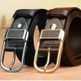 thumbnail image 5 of Genuine Leather For Men's High Quality Buckle Jeans Cowskin Casual Belts Business Cowboy Waistband Male Fashion Designer 2022New, 5 of 7