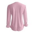 thumbnail image 6 of Womens Shirts Womens Tops 2026 Womens Long Sleeve Eyelet Tops Dressy Casual Blouse Lace Trimmed V Neck Shirt 2024 Fall Outfit Clothes, 6 of 6