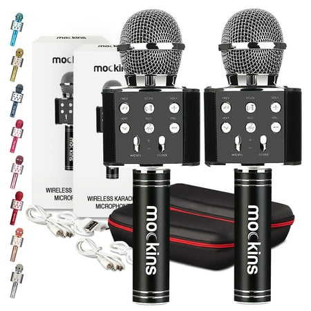 Mockins Black Bluetooth Microphones | 2-Pack |Great for Outdoor Karaoke Parties price history on PriceWatchPro