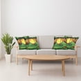 thumbnail image 4 of Ambesonne Forest Throw Pillow Cover 4 Pack, Cartoon Sunset Hills, 16", Green Caramel Yellow, 4 of 6