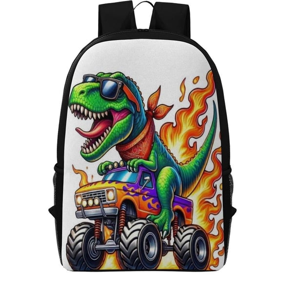 17 Inch Graphic Print Laptop Backpack, Large Casual Daypack for Travel Work Daily Use
