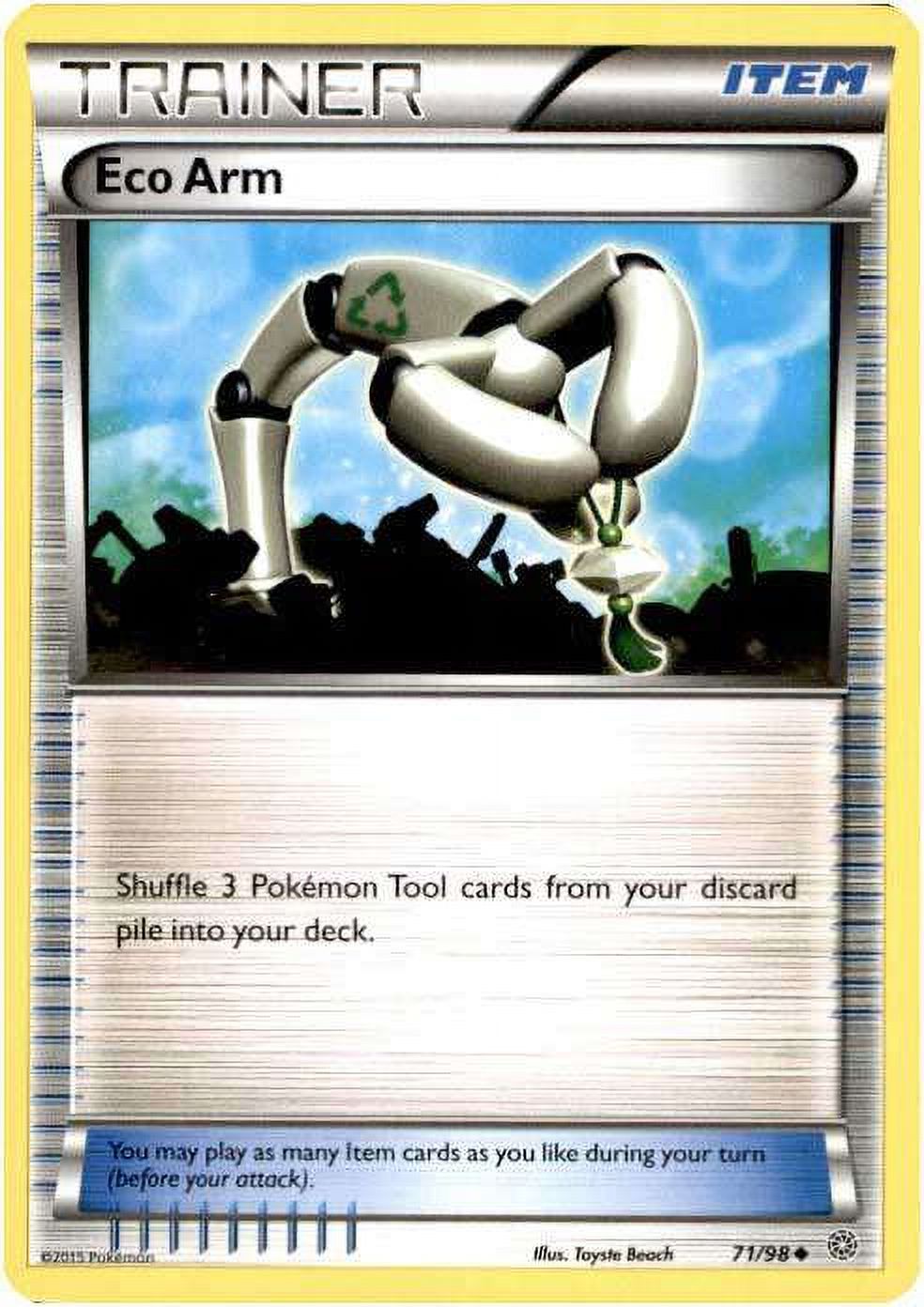 Pokemon Ancient Origins Eco Arm #71