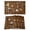 brown, variant on Coffee Theme Placemats Set of 6, Funny Brown Vintage Beans Latte Tea Cup Placemats for Dining Table, Place Mats for Kitchen Tabletop, Waterproof Wipeable Dining Table Mats Set