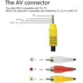 Video AV Component Adapter Cable Replacement for TCL TV, 3 RCA to 3.5mm