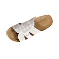 thumbnail image 2 of Summer Fashion Slip-On Sandales for Womens Plus Size Wedge Casual Style Solid Color Fish Mouth Thick Bottom Wedge Slippers, 2 of 8