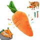 thumbnail image 1 of Juguete de rábano grande que emite sonido | Juguete interactivo para mascotas de peluche chirriante para perros y gatos | Material duradero no tóxico | Estimula los instintos de caza | Diseño Rojo, 1 of 1