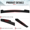 thumbnail image 4 of Ikon Motorsports Rear Trunk Spoiler Wing Fits 2016-2025 Chevrolet Malibu, M4 Style Gloss Black ABS, 4 of 8
