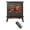 Antique Black#00, variant on Indoor Fireplaces 18 inch 3D Flame Electric Infrared Quartz Fireplace Stove with remote control,Gas Indoor Fireplaces
