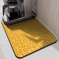 thumbnail image 2 of Orange Dish Drying Mat 18x24in, Cute Sweet Fresh Summer Fruit Cartoon Orange Lover Absorbent Kitchen Mat, 2 of 3