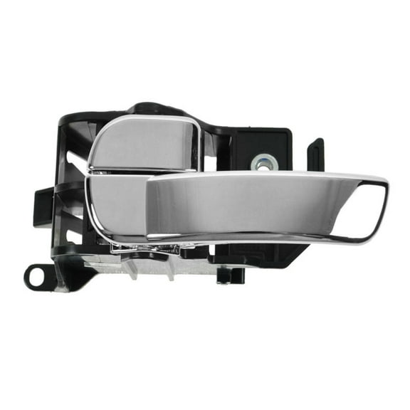 TRQ Gray & Chrome Inside Door Handle Driver LH for Frontier Pathfinder Xterra DHA49623