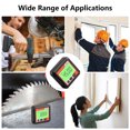 thumbnail image 4 of Amdohai 3in1 Magnetic Inclinator Digital Level and Angle Finder Versatile 4 * 90° Inclinometer LCD Display Dipmeter Gauge 4 Unit Switchable, 4 of 8