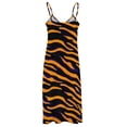 thumbnail image 5 of Animal Print Patterns Design Sleeveless Dress Woman Fashion Long Dresses Women's Summer Suit Dress 2025, 5 of 7