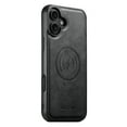 thumbnail image 4 of Dteck Magnetic Wallet Case for iPhone 16, Shockproof PU Leather TPU Wireless Charging Card & Cash Slots Anti-Scratch Rugged Protection Case, Black, 4 of 12