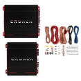 thumbnail image 1 of Crunch 4 Channel 1000W A/B Class Stereo Amplifier & 2 Channel Amp & Wiring Kit, 1 of 12