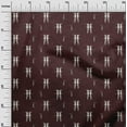 thumbnail image 2 of oneOone Polyester Lycra Fabric Ikat Style Kasuri Printed Fabric 1 Yard 56 Inch Wide, 2 of 4
