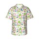 thumbnail image 1 of Balery Happy Easter Camisas hawaianas de manga corta para hombre, camisas playeras de corte holgado, camisas de vacaciones con botones,X-Large, 1 of 7