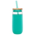 thumbnail image 1 of Vaso de vidrio Ello Devon 530 ml con funda y tapa de silicona, 1 of 6