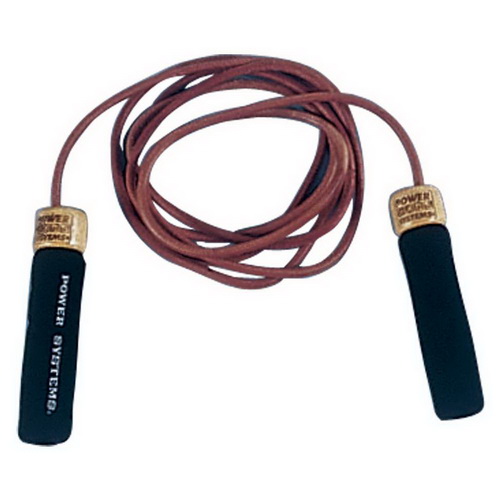 Power Systems Leather Jump Rope 9 ft., 35020