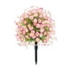 thumbnail image 1 of Flores artificiales Decoración del jardín topiario Vigidor de bricolaje Decedente de decoración de bodas Plantas con estaca para un regalo de paisaje Rosa y, 1 of 8