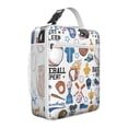 thumbnail image 1 of Team Sports Lunch Box Gift Set - Insulated Cooler Bag for Baseball, Football, Basketball, Volleyball Fans - Personalized Team Meal Tote Idea, 1 of 6