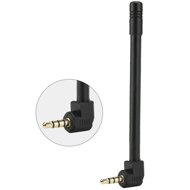 Antena de Altavoz de Radio, Antena de Radio FM portátil Externa de 3.5 mm para Modelos de Altavoces de Tarjeta/teléfonos celulares con función de Radio FM Partes Electronicas Octpeak No