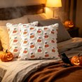 thumbnail image 5 of Clearance Halloween Decor Throw Pillow Covers - 18"x18" Soft Cute Pumpkin Pillow Cover, Halloween Decorations Gift for Spooky Season & Cozy Fall Decor (White), 5 of 6