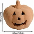thumbnail image 3 of Stoneware Fire Pits Pumpkins 1/3/5pcs Realistic Pumpkins Reusable Fireproof Fire Pits Firepits for Outside Fireproof Fire Pit Pumpkins for Indoor Or Outdoor, Party, BBQ, Bonfire(1 pcs), 3 of 4