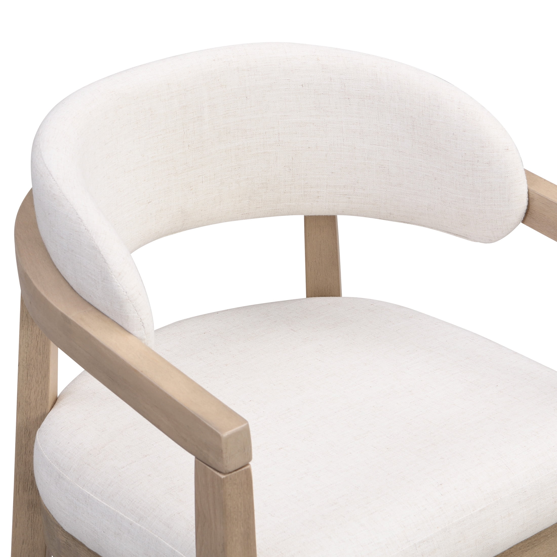 Christopher Knight Home Modern Dining Chairs, Open-Back, Solid Wood Frame, Light Ash, Set of 2