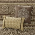 thumbnail image 3 of Bellagio 5 Piece Jacquard Bedspread Set Brown King, 3 of 6