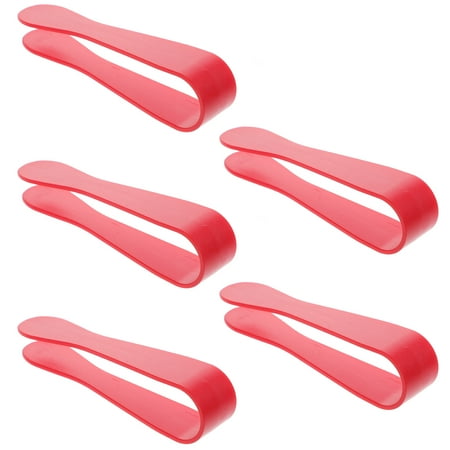 

NUOLUX 5pcs Plastic Beads Clips Kids Toy Clamps Simulation BBQ Clips Play House Toy