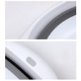 thumbnail image 4 of Portable Plastic Laundry Basin Dishpan Saving Space Hiking Camping Wash Basin Bathroom Accessories Laundry Tub Bath Basin BLUE L, 4 of 8