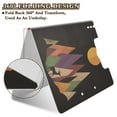 thumbnail image 2 of FORMRS A4 Clipboard Folder with Pen Holder Horizontal Foldable School Office Binder, Abstract Mountain, 2 of 9