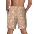 thumbnail image 4 of Goofa Cute Bee Printed Men's Swim Trunks Board Shorts Quick Dry Mens Swimming Trunks with Compression Liner,Breathable Fit Hawaii Beach Shorts-Large, 4 of 9