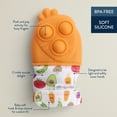 thumbnail image 4 of Itzy Mitt Pop™ Carrot Teether, 4 of 8