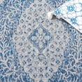 thumbnail image 6 of SAFAVIEH Courtyard Avi Traditional Indoor/Outdoor Area Rug, 9' x 12', Light Grey/Blue, 6 of 11