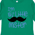 thumbnail image 4 of Inktastic I'm the Little Mister with Mustache Boys Long Sleeve Toddler T-Shirt, 4 of 5