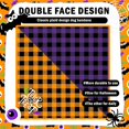 thumbnail image 4 of Halloween Dog Bandanas 2 Pack, Reversible Puppy Triangle Bibs Handkerchief Orange Bat, Holiday Dog Bandana for Boy and Girl, Pet Scarf for Small Medium Large Dogs Cats, Plaid XL, 4 of 5