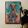thumbnail image 6 of Rhodesian Ridgeback Dog Poster Riding A Motorcycle - Rhodesian Ridgeback Dog Canvas Wall Art For Bedroom Decor - Nursery Wall Decor - Dog Accessories, 6 of 6