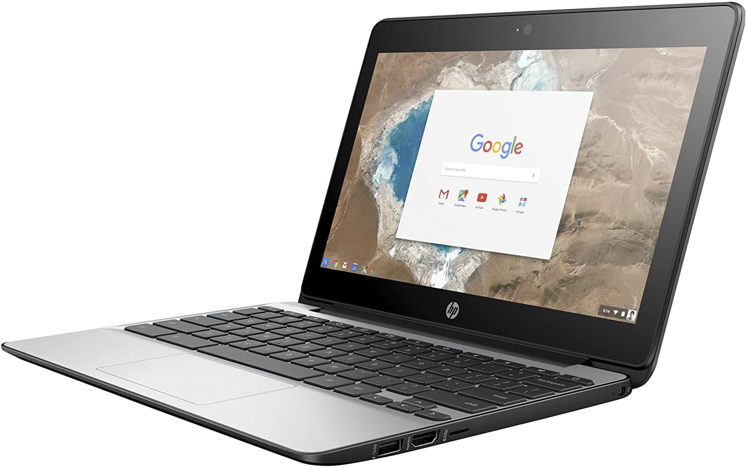 Restored HP Chromebook 11.6" Laptop, Intel Celeron N3060, 4GB RAM, 16GB SSD, Chrome OS, Black, 1FX82UT#ABA (Refurbished)