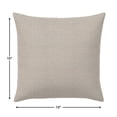 thumbnail image 4 of Casual Cushion Solid Sunbrella® Fabric 1-Piece Outdoor Throw Pillow, 15"W x 15"L, Cast Silver, 4 of 5