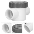 thumbnail image 3 of Visible Check Valve, Pool Check Valve Practical Non Return Check Valve Pool Pump Check Valve Aquarium Check Valves  For Aquarium For Pool For Swimming Pool V40-1A,V50-1A, 3 of 8