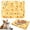 Yellow, variant on Dog Cooling Mat for Extra Large Dogs -Q-Max>0.5 XL Breathable Thin Cool Crate Pad with Chill Cold Fiber and Innovative Mesh Base Design, Portable Washable Pet Kennel Mat for Summer,120*70cm,Blue